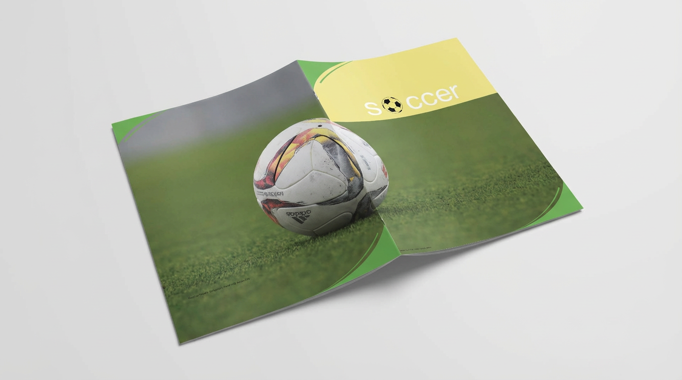 soccer infographic mockup