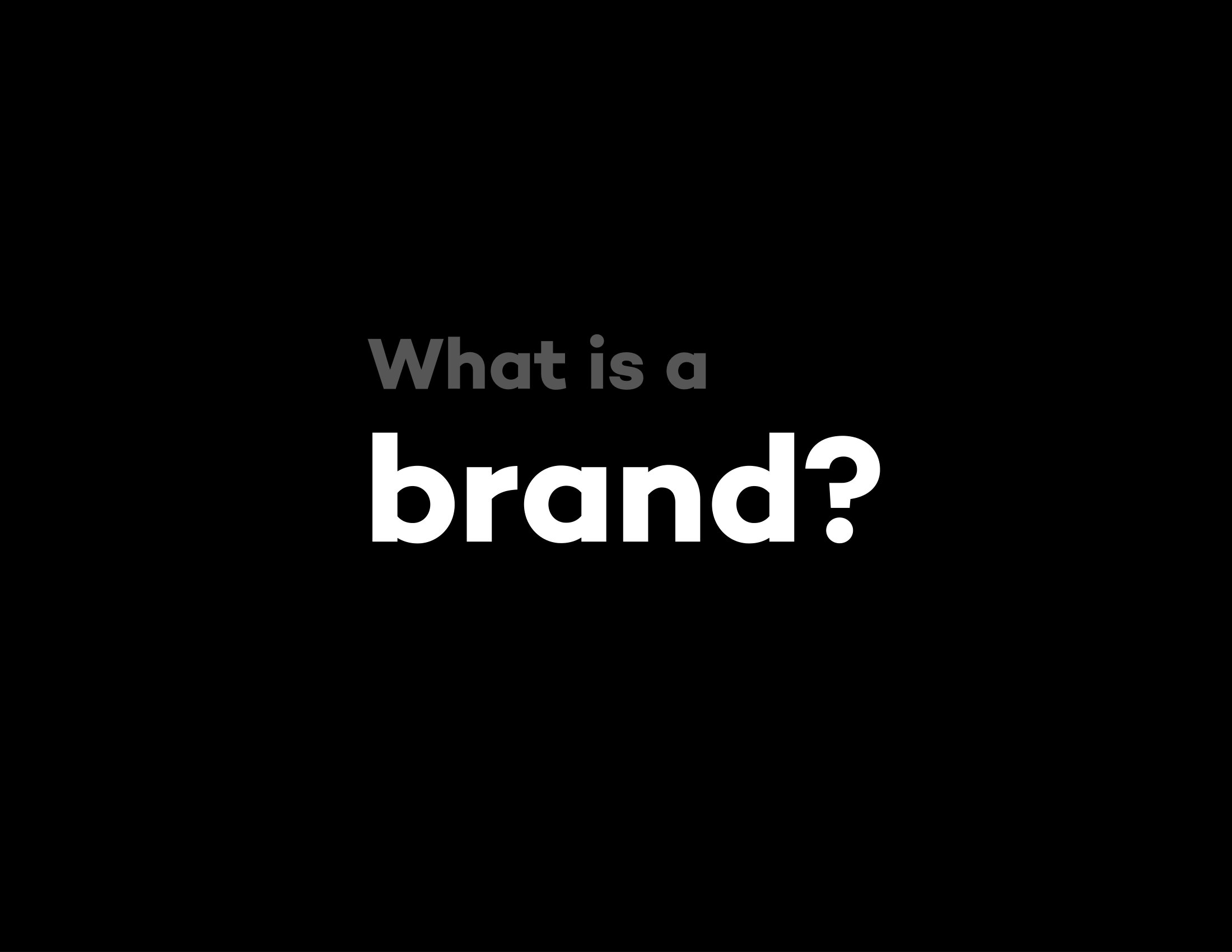 what is a brand