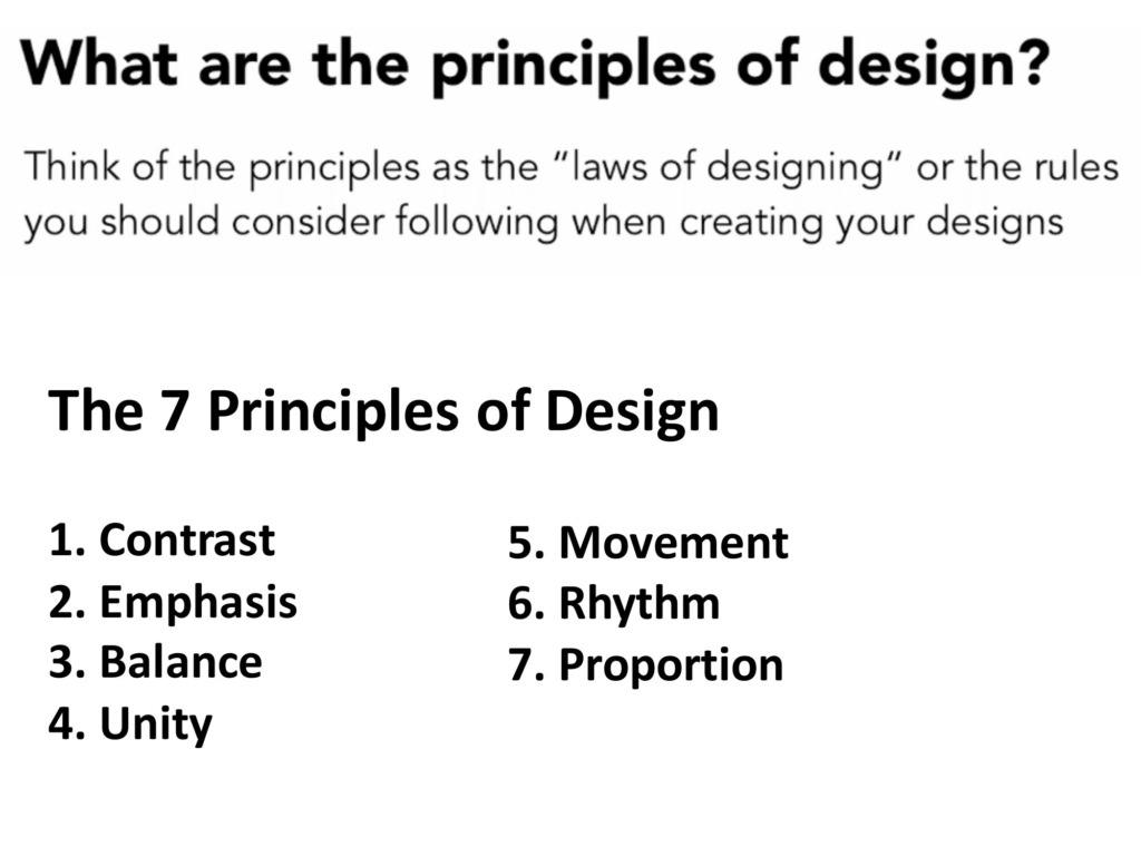 principle of design