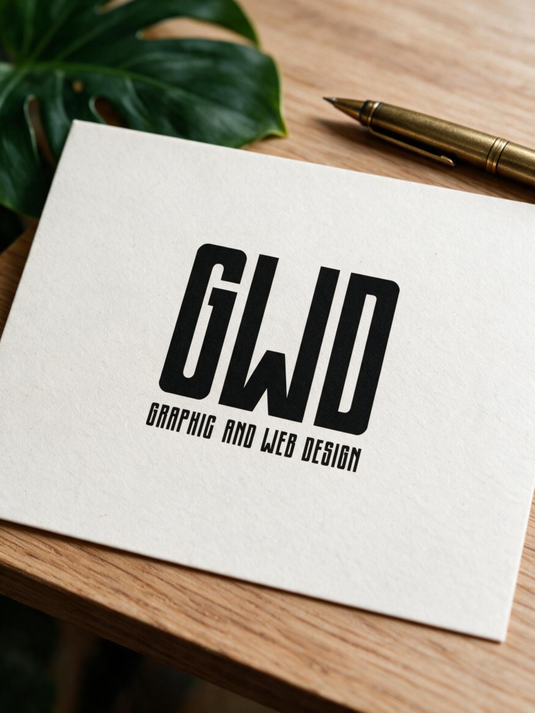DESIGNING A MINIMALIST "GWD" BRANDMARK